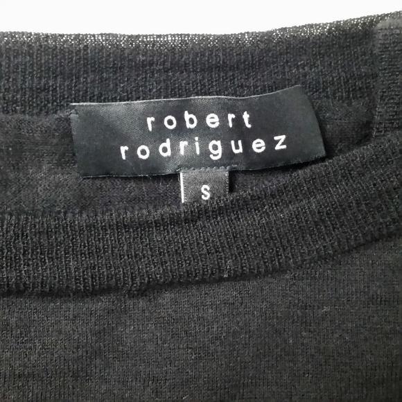 *ON HOLD* Robert Rodriguez Black Layered Knit Top - Picture 5 of 6